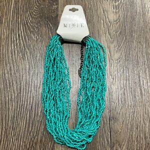MIX It Turquoise Beaded Necklace